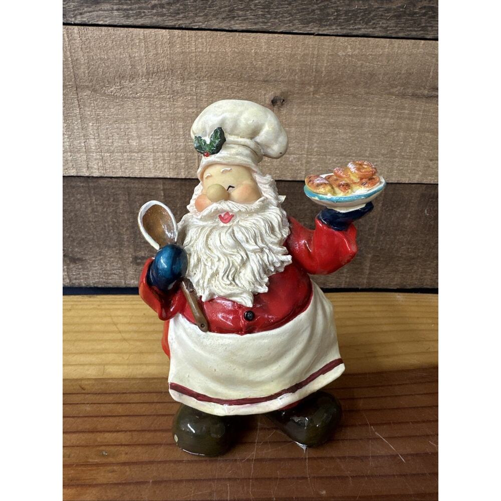Santa Baker Resin Figure 7”
